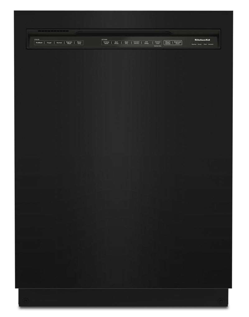 KitchenAid 39 dB Front-Control Dishwasher with Third Level Rack - KDFE204KBL | Lave-vaisselle KitchenAid de 39 dB avec commandes à l'avant et 3e panier - KDFE204KBL | KDFE20KB