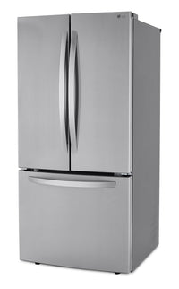 LG 25.1 Cu. Ft. French-Door Refrigerator - LRFNS2503S | Réfrigérateur LG de 25,1 pi³ à portes françaises - LRFNS2503S | LRFNS25S
