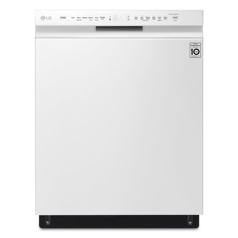 LG 24" Front Control Built-In Dishwasher with QuadWash® - LDFN4542W | Lave-vaisselle encastré LG de 24 po avec commandes à l’avant et technologie QuadWashMD – LDFN4542W | LDFN454W
