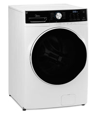 Midea 5.2 Cu. Ft. Front-Load Washer - MLH52N4AWW | Laveuse Midea à chargement frontal de 5,2 pi3 - MLH52N4AWW | MLH52N4W