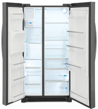 Frigidaire 22.3 Cu. Ft. Counter Depth Side-by-Side Refrigerator - GRSC2352AD | Réfrigérateur Frigidaire de 22,3 pi³ de profondeur comptoir à compartiments juxtaposés – GRSC2352AD | GRSC235D
