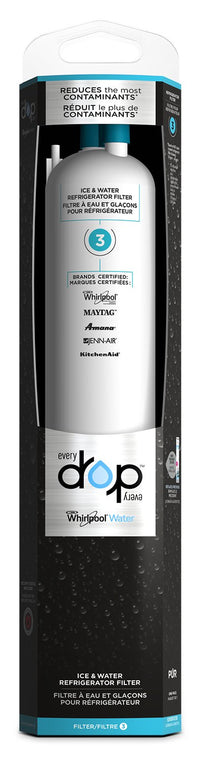 Whirlpool Everydrop™ Ice & Water Refrigerator Filter 3|Filtre à eau et à glaçons Whirlpool EveryDropMC no 3 pour réfrigérateur|EDR3RXD1