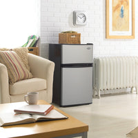 Danby 3.2 Cu. Ft. Compact Refrigerator with Freezer – DCR031B1BSLDD|Réfrigérateur compact Danby de 3,2 pi3 avec congélateur - DCR031B1BSLDD|DCR031B1S